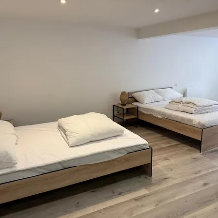 Avec Jacuzzi 12 Personnes 5 Lits Doubles Et 1 Canape Lit